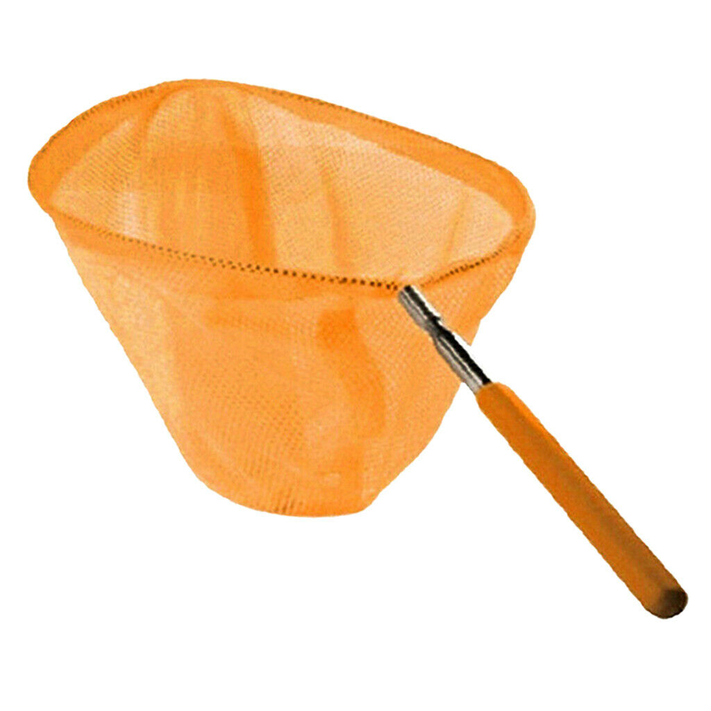 2-piece Kids Telescopic Butterfly Fishing Net Extendable Colorful Adjustable