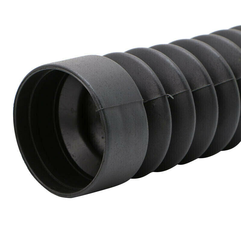 2Pcs Black Rubber Motorcycle Front Fork Shock Absorber Dust Cover For CG125DEAU