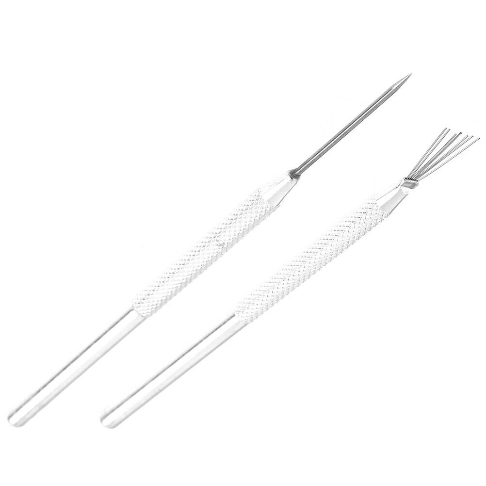 7 Pin Feather Wire Texture Pro Needle Pottery Clay Tools Sculpting Tool s.l8