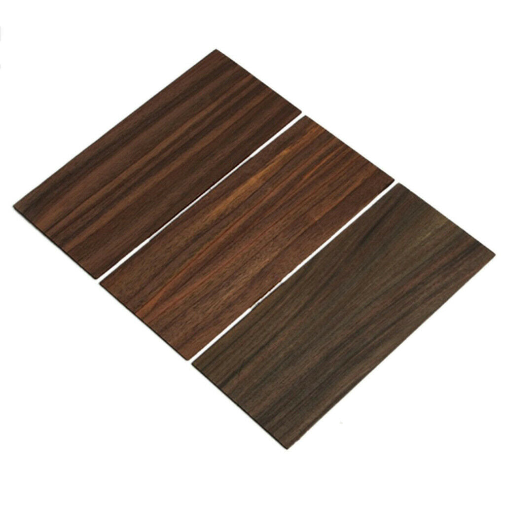 3Pcs Rosewood Veneer Headplate for Acoustic Classic Guitar Head Stock Head