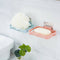 Wall Mounted Soap Dish Holder Storage Box Drain Tray Shower Bathroom Plate Home