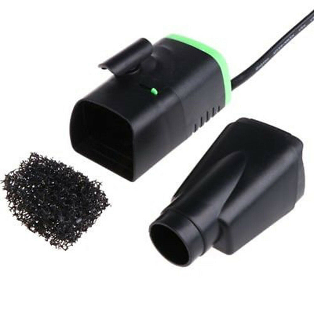 Aquarium Surface Oil Skimmer Fish Tank Pump Filter 300L/H Remover Adjustabl Rf