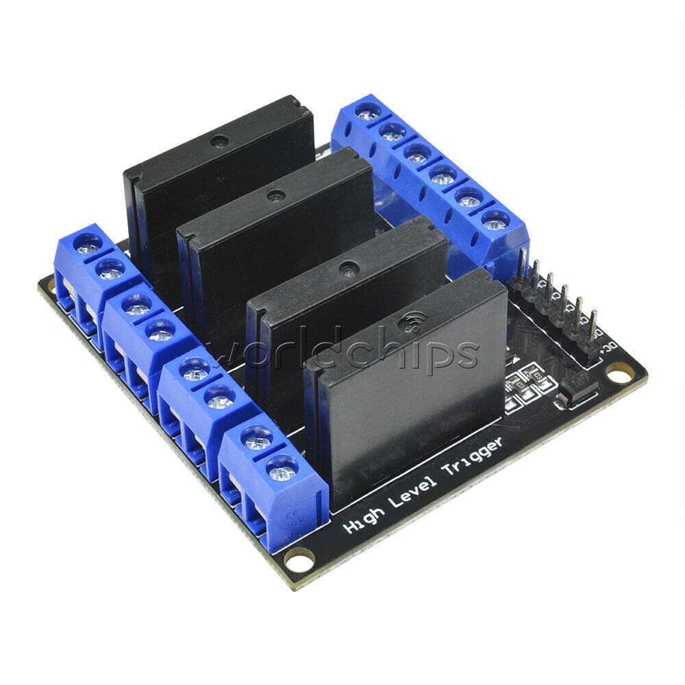 5V 4 Channel SSR Solid State Relay Module With fuse for Arduino uno MEGA2560 R3