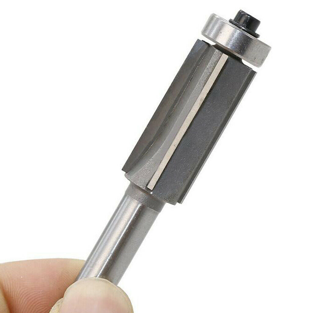 8mm Woodworking Milling Cutter Slotting Cutter with Bearing Trimming Tool