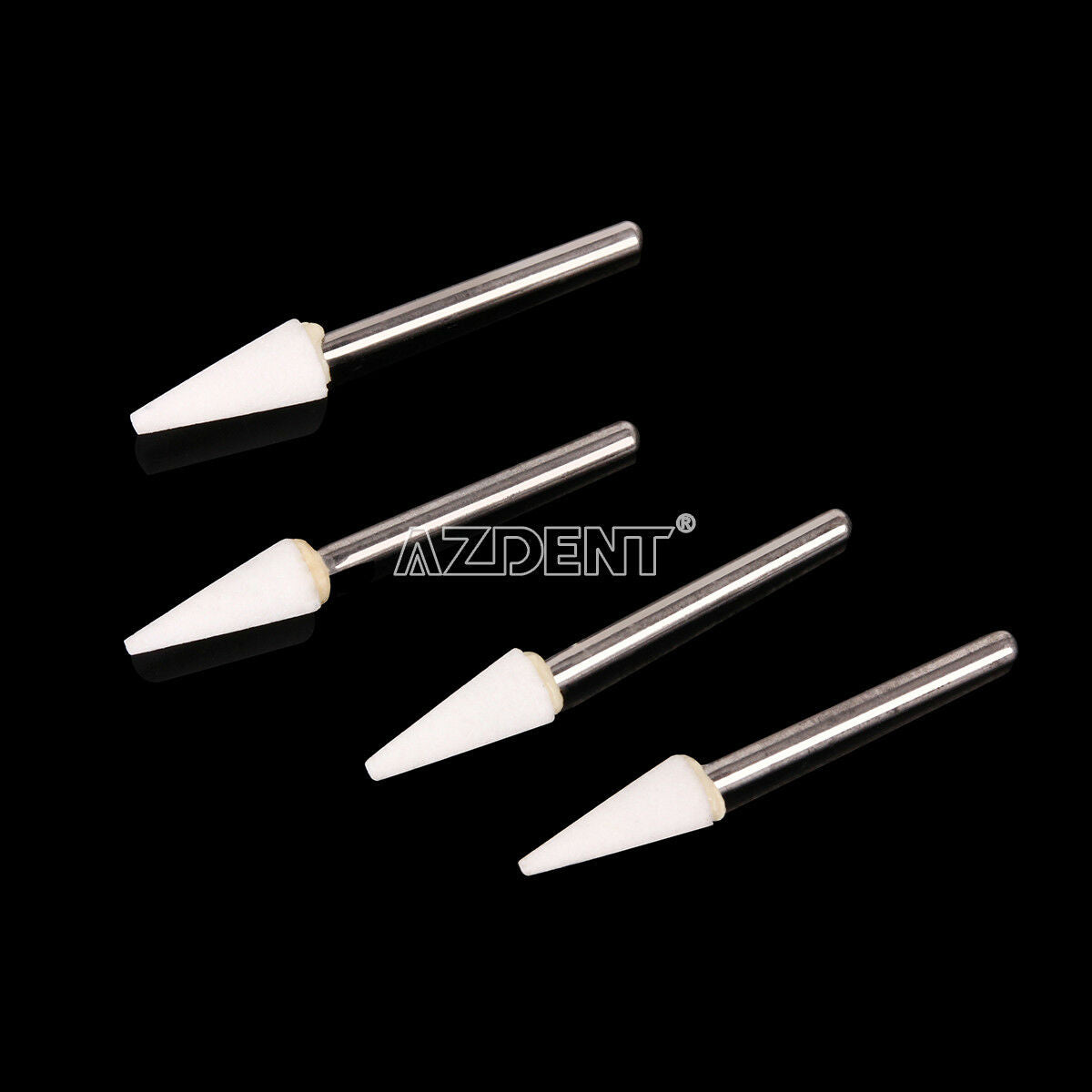 60pcs Dental Cone White Stone Polishing FG Burs Abrasion CN1 Points Bur 5Box