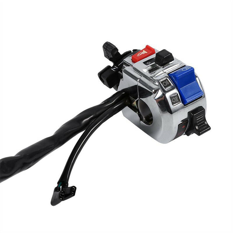 22mm 7/8" Motorcycle Handlebar Switch Control Horn Indicator Start Button 12V DC