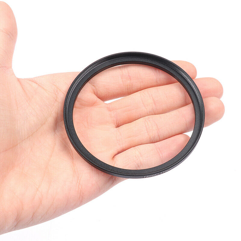 7pcs Step Up Rings Aluminum Universal Lens Adapter Filter Set 49mm-77m Tt