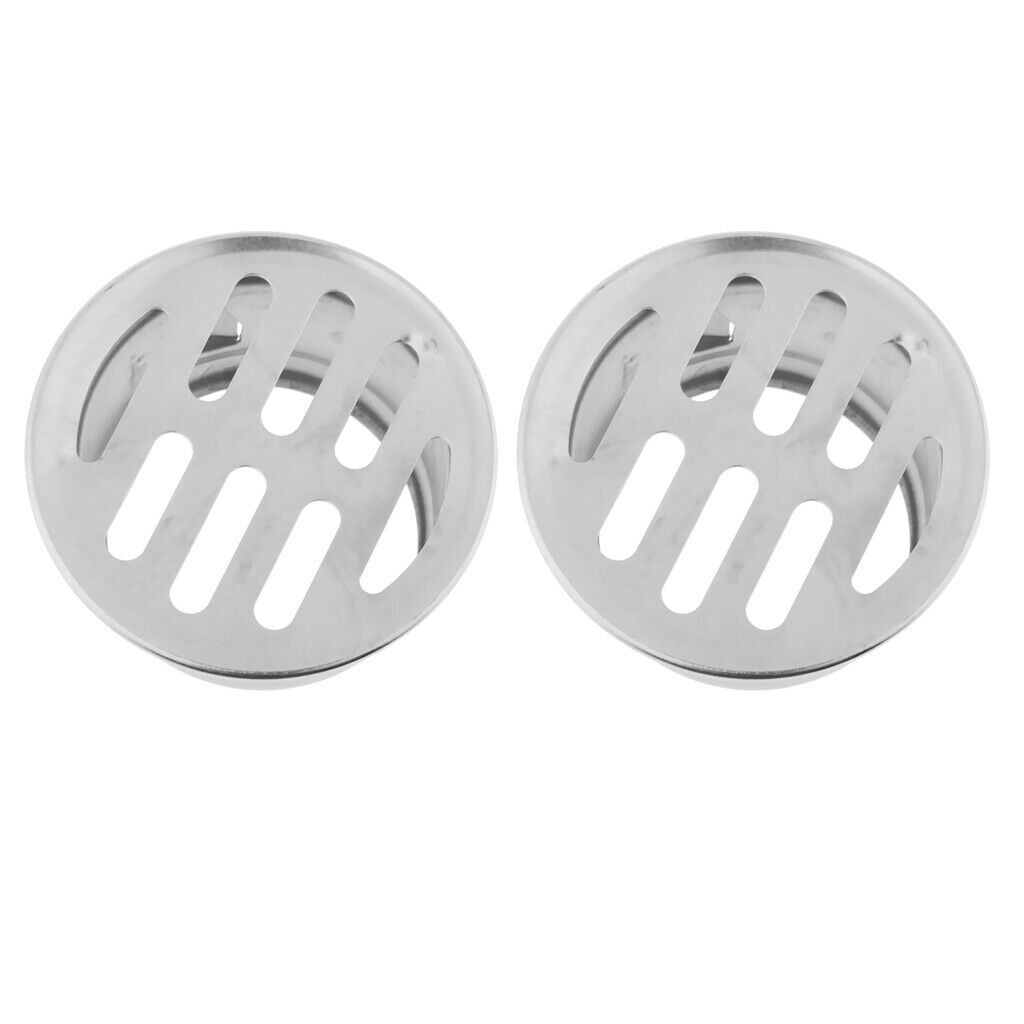 2x Stainless Roof Balcony Anti-Clogging Floor Drain Anti-Odor Floor Drain