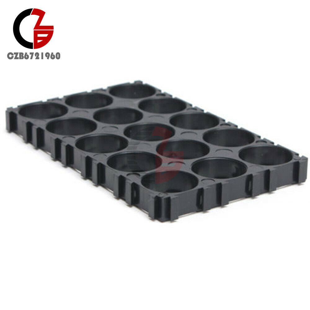 10 X 18650 3x5 Cell Batteries Spacer Radiating Shell Plastic Heat Holder Bracket