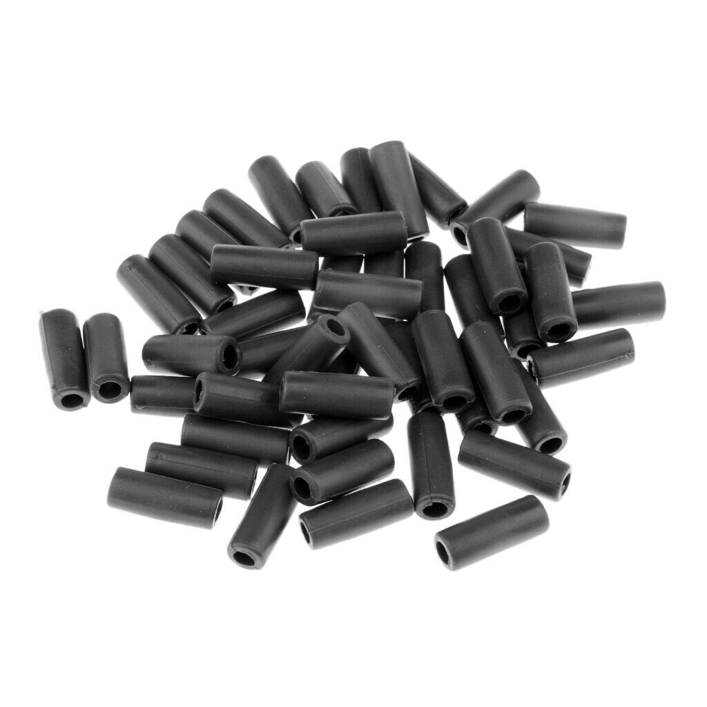 50pcs Soft Rubber Rig Sleeves Anti- Carp Fishing Rig Tube Accessories