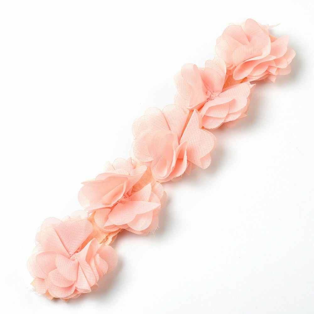 Cute Lace Flower Kids Baby Girl Toddler Headband Hair Band Headwear Pink