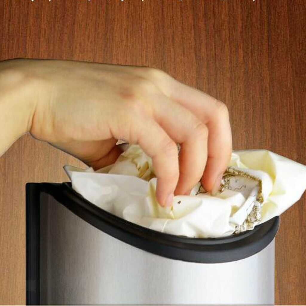 Stainless Steel Kitchen Home Organizer Plastic Grocery Bag Holder Dispenser