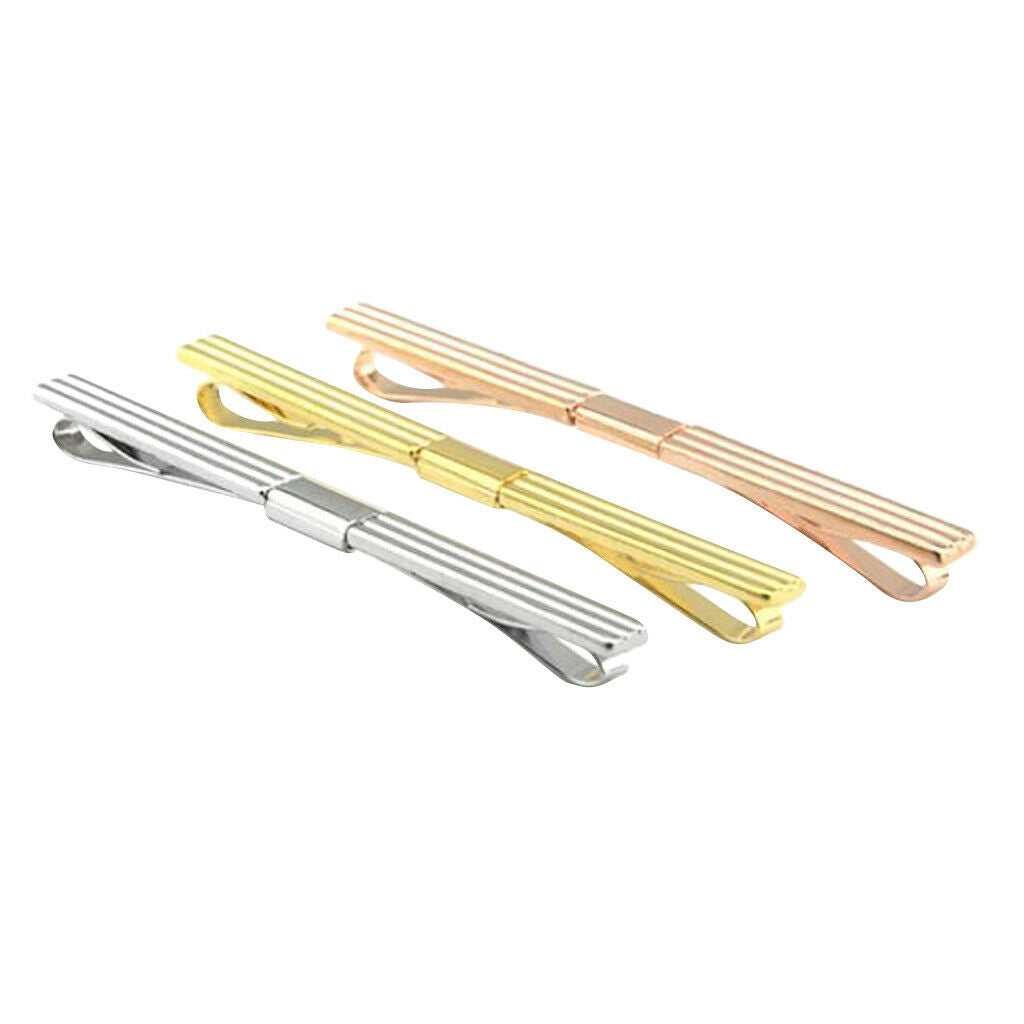 3 pieces tie clip / tie pin for tie in a gift case,