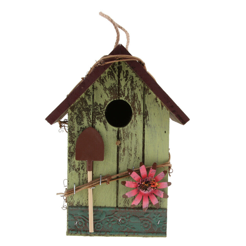 Wooden Arts and Crafts Country Cottages Bird House Parrot Comfort House E