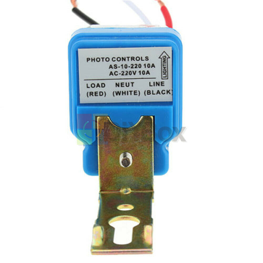 Automatic Street Light Lighting Switch Electric Auto Operated Control 10A AC220V