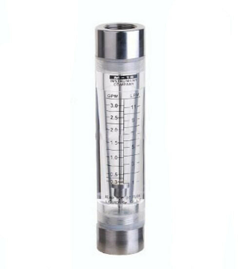 LZM-15G 1-11L /0.3-3GPM Pipeline Flow Meter Flowmeter With Stainless Steel Joint