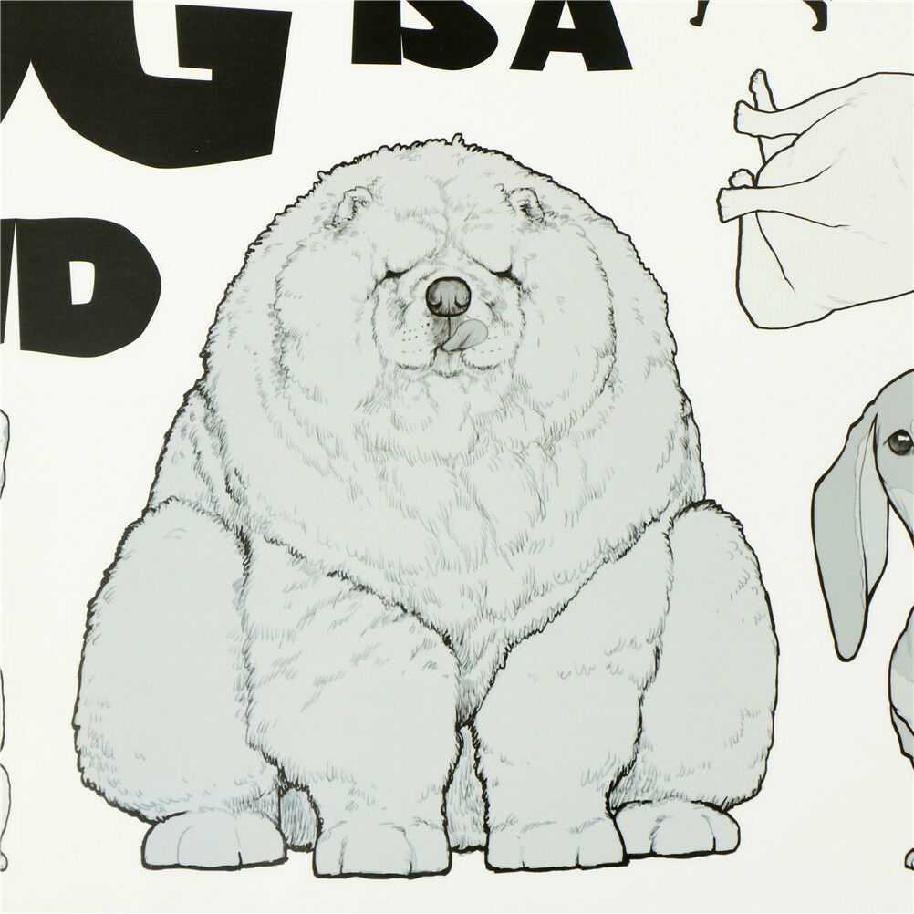 Dog is a friend wall stickers home decor animal wall decals diy mural art.l8