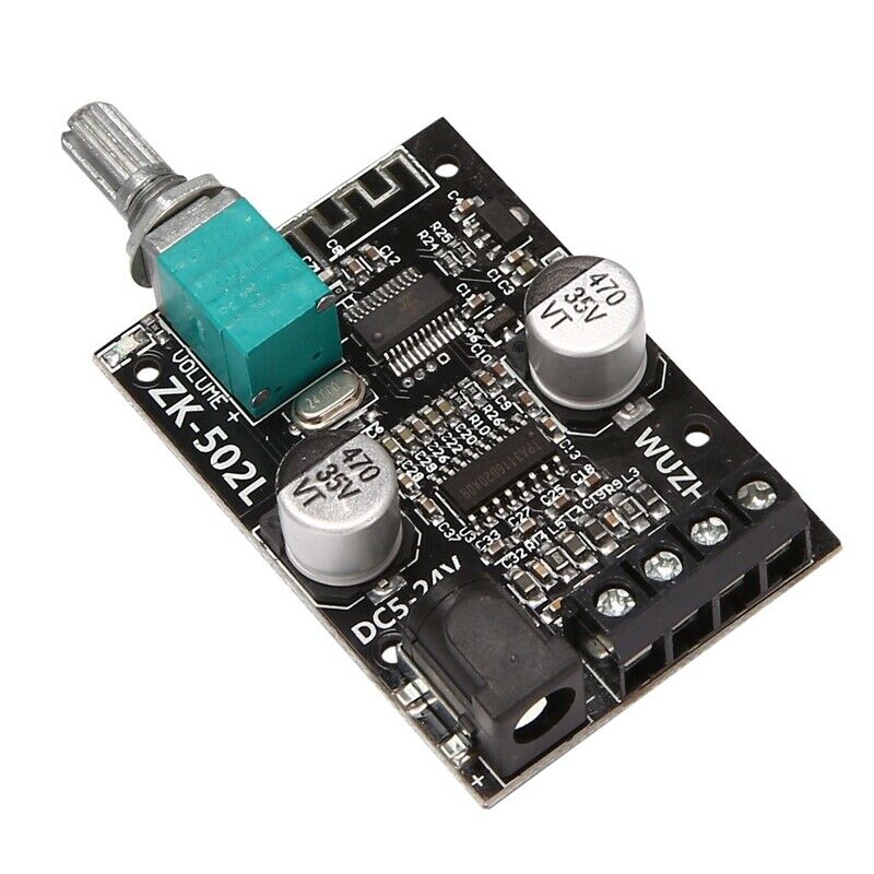 Bluetooth 5.0 Wireless Audio Digital Power Amplifier Stereo Board 50Wx2 BluetoZ5