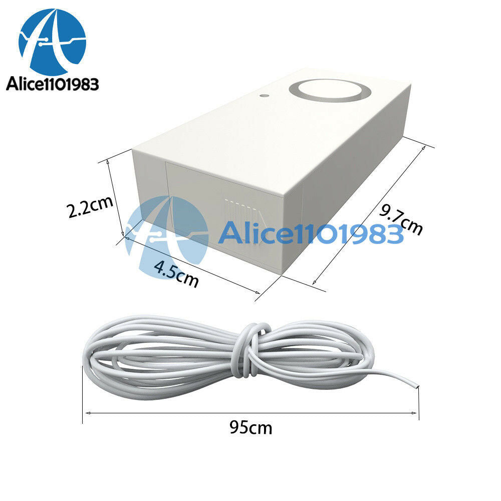 Water Leak Alarm Flood Level Overflow Detector Sensor Alert Home Security New