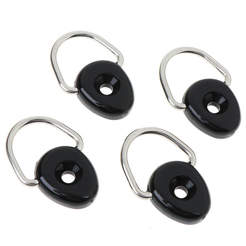 4Pcs Loop Buckle Camping Marine D Ring Accessories Tie Down Water Sports .l8