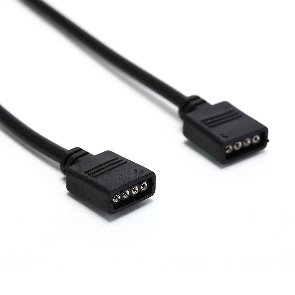 1Pc x 4Pin RGB LJD Connector Extension Cable Cord Wire 4Pin Connectors 1M.l8