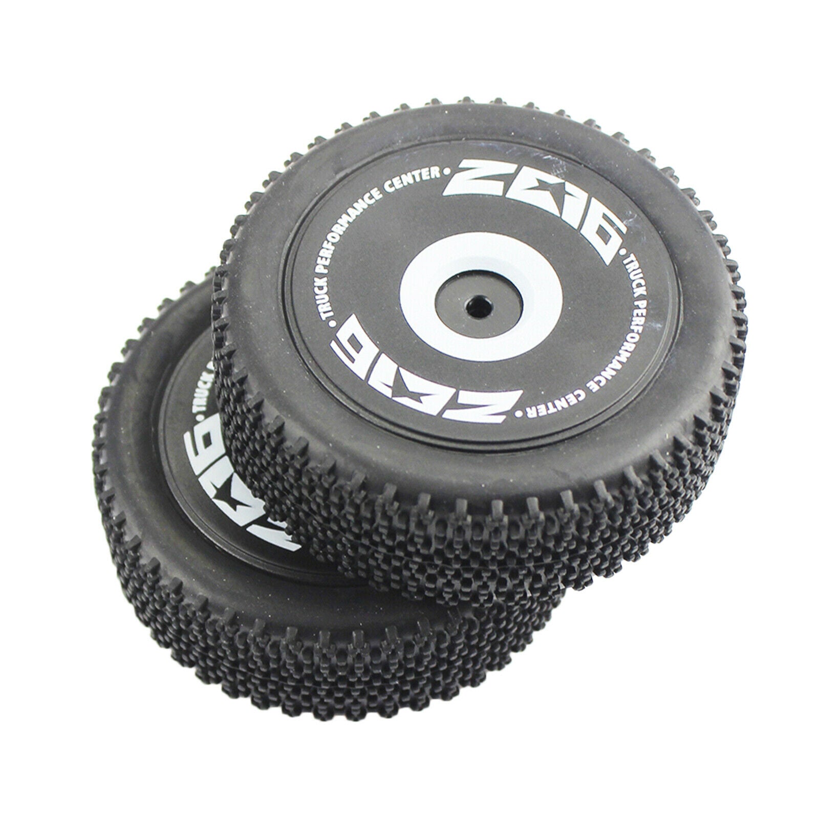 2x Durable 1/12 RC Car Front Tires Replace Parts Durable for WLtoys 124018