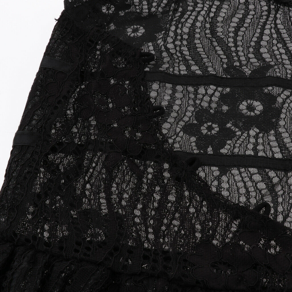 Women Summer V-Neck Spaghetti Straps Lace Backless Party Club Beach Dress