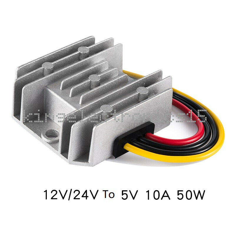 1PCS Voltage converter DC 12V / 24V to DC 5V 10A 50W step down converter