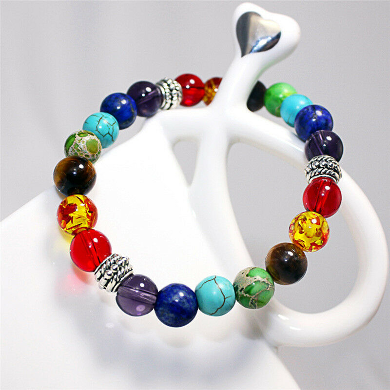Healing Balance Beads Bracelet Natural Stone Bracelet Jewelry Gif.l8