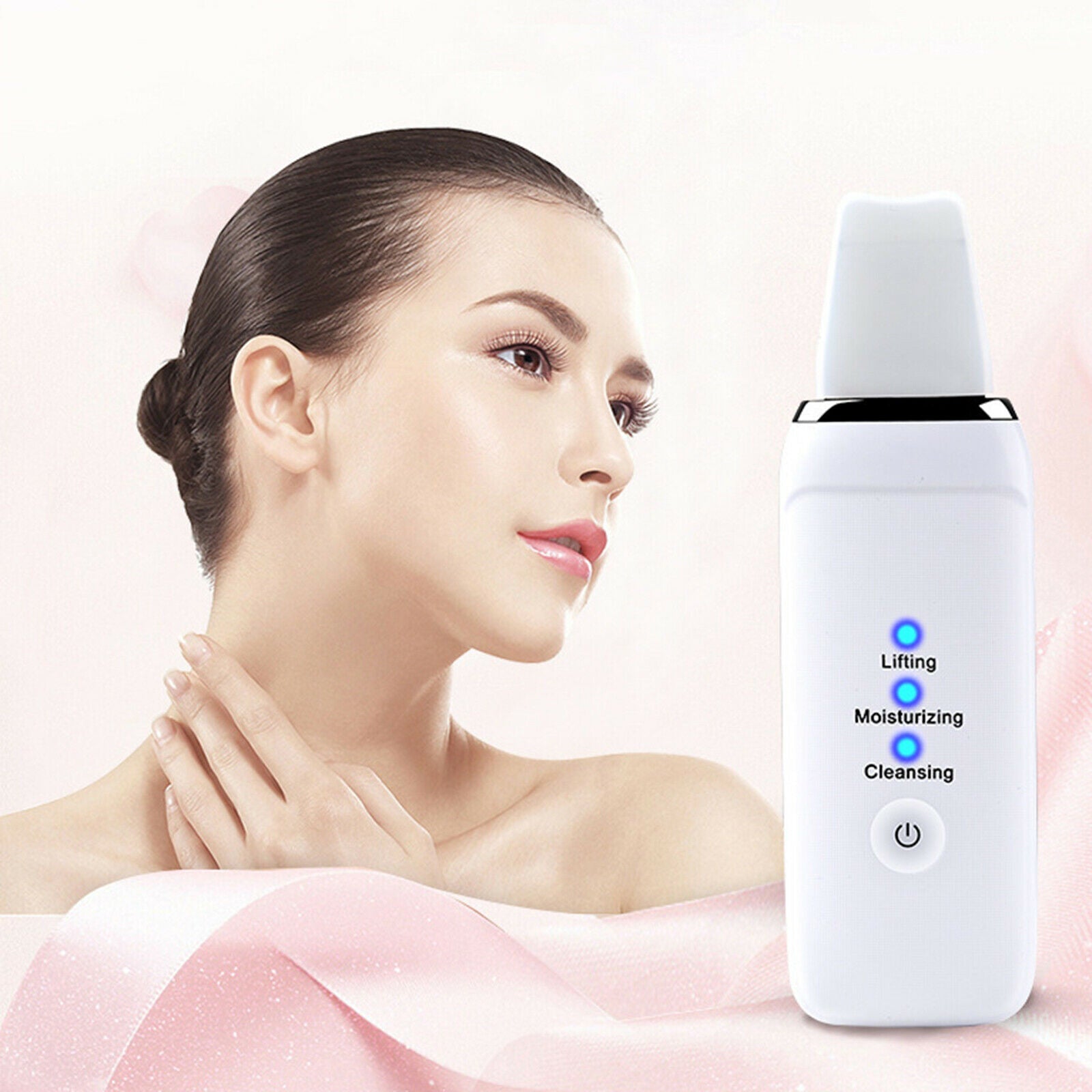 Skin Scrubber Skin Spatula Blackhead Remover with 3 Modes Rechargeable