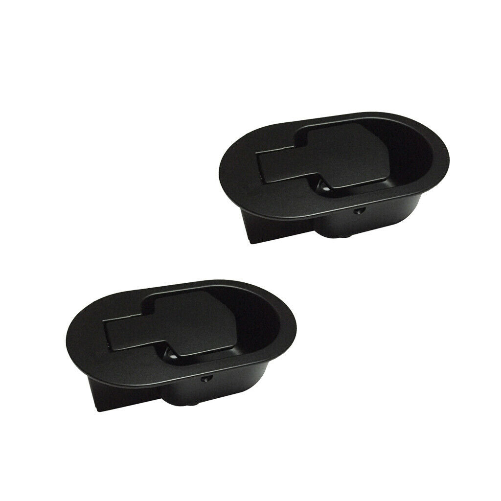 2x Universal Plastic Sofa Chair Recliner Release Pull Handle Replacement Black