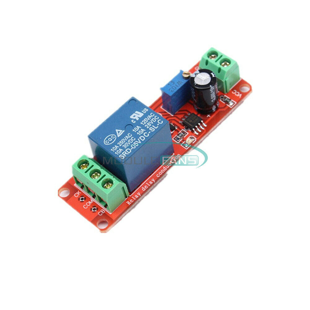 2PCS DC 5V Delay relay shield NE555 Timer Switch Adjustable Module 0~10S