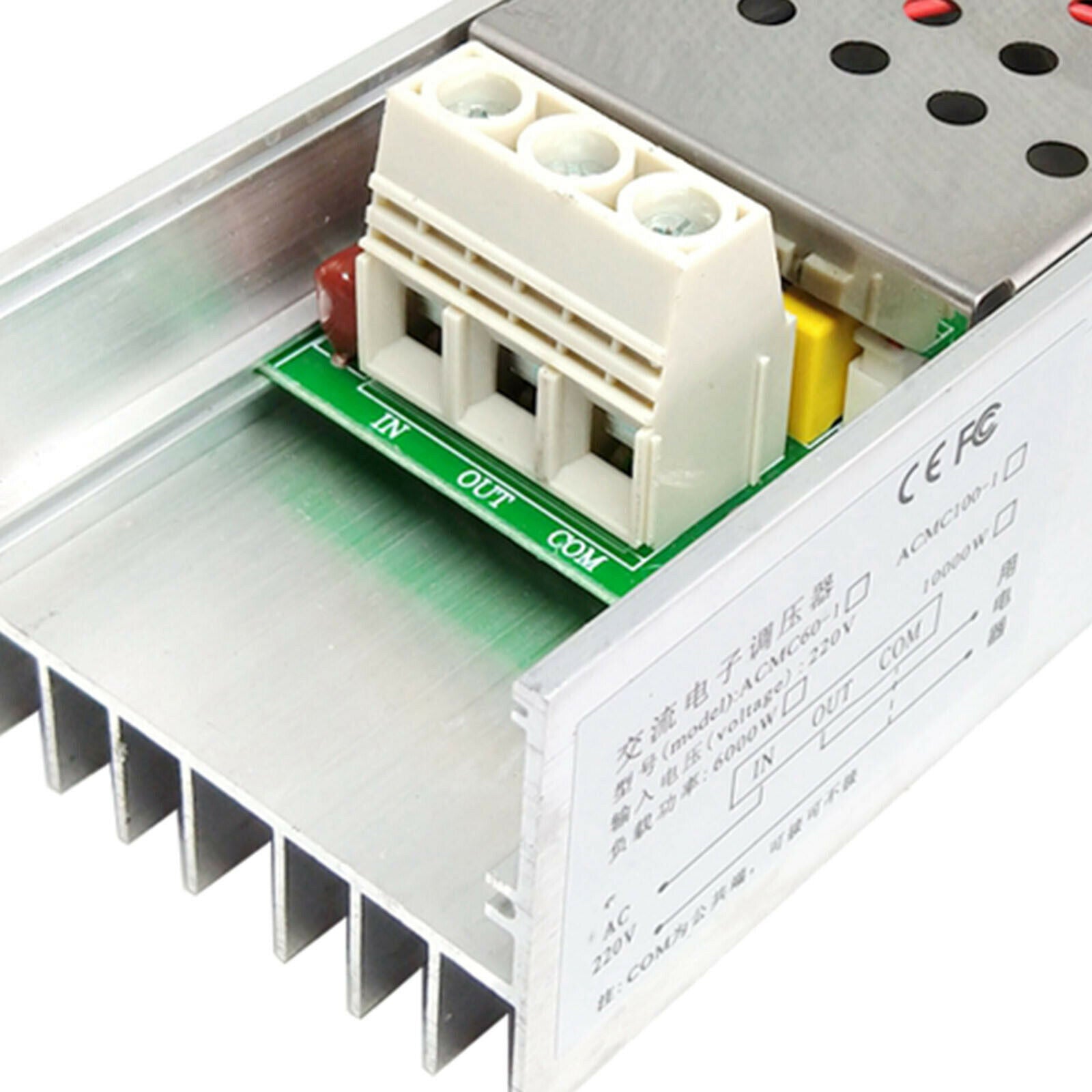 High Power 220V 10000W Voltage Regulator Motor Speed Controller Thermostat