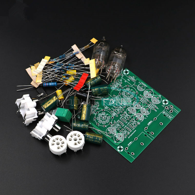 6J2 Kits Tube Preamp Amplifier Board Pre-amp Headphone Buffer DIY Assortment