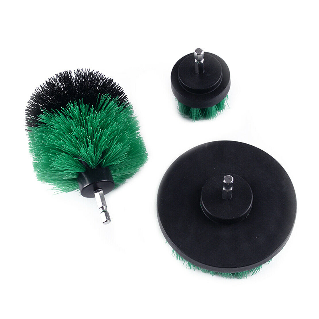 3pcs Power Drill Scrubber Brush Tile Grout Tools Combo Tool Kit as