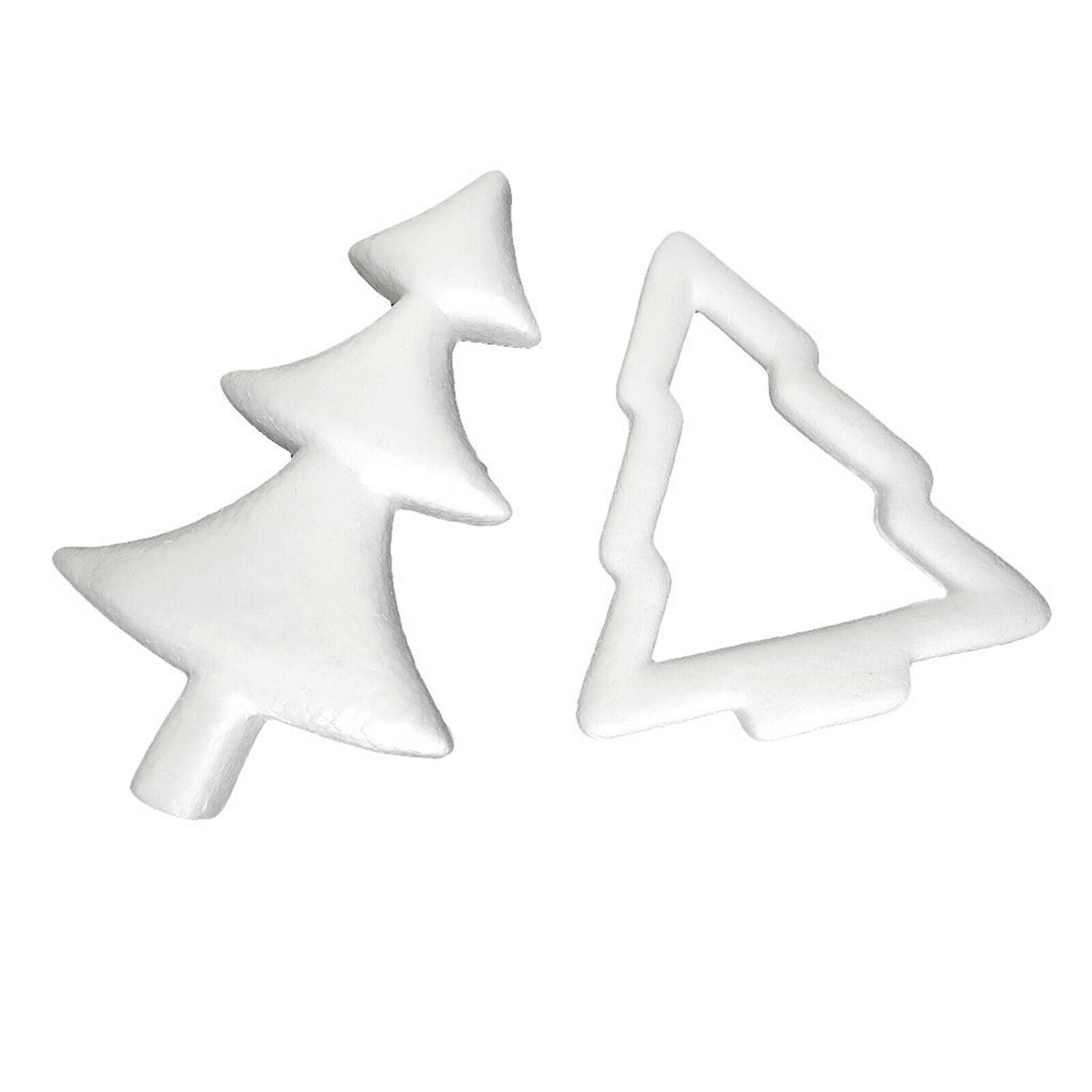6x Foam Xmas Tree DIY Tree Shape Decorations for Birthday Party Indoor Home