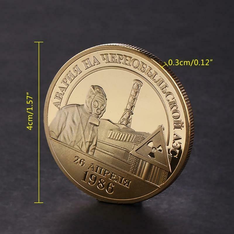 Commemorative Coin 1986 1996 Nuclear Incident Alloy Collection Art Gift Souvenir