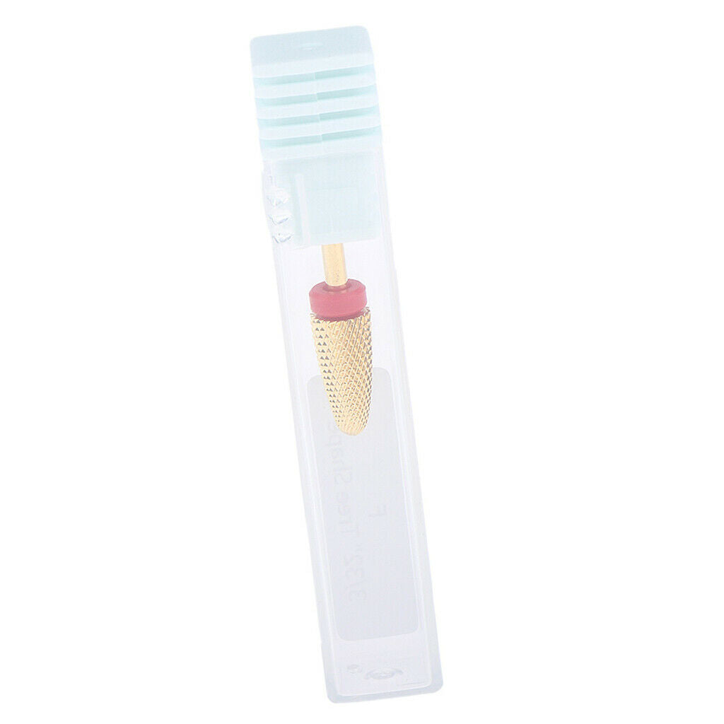 3Pcs Professional Alloy Nail Drill Bits Nail Tips Small Barrel Grinding Head