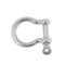 2x Marine Boat Chain Rigging Bow Shackle Captive Pin 304 Stainless Steel