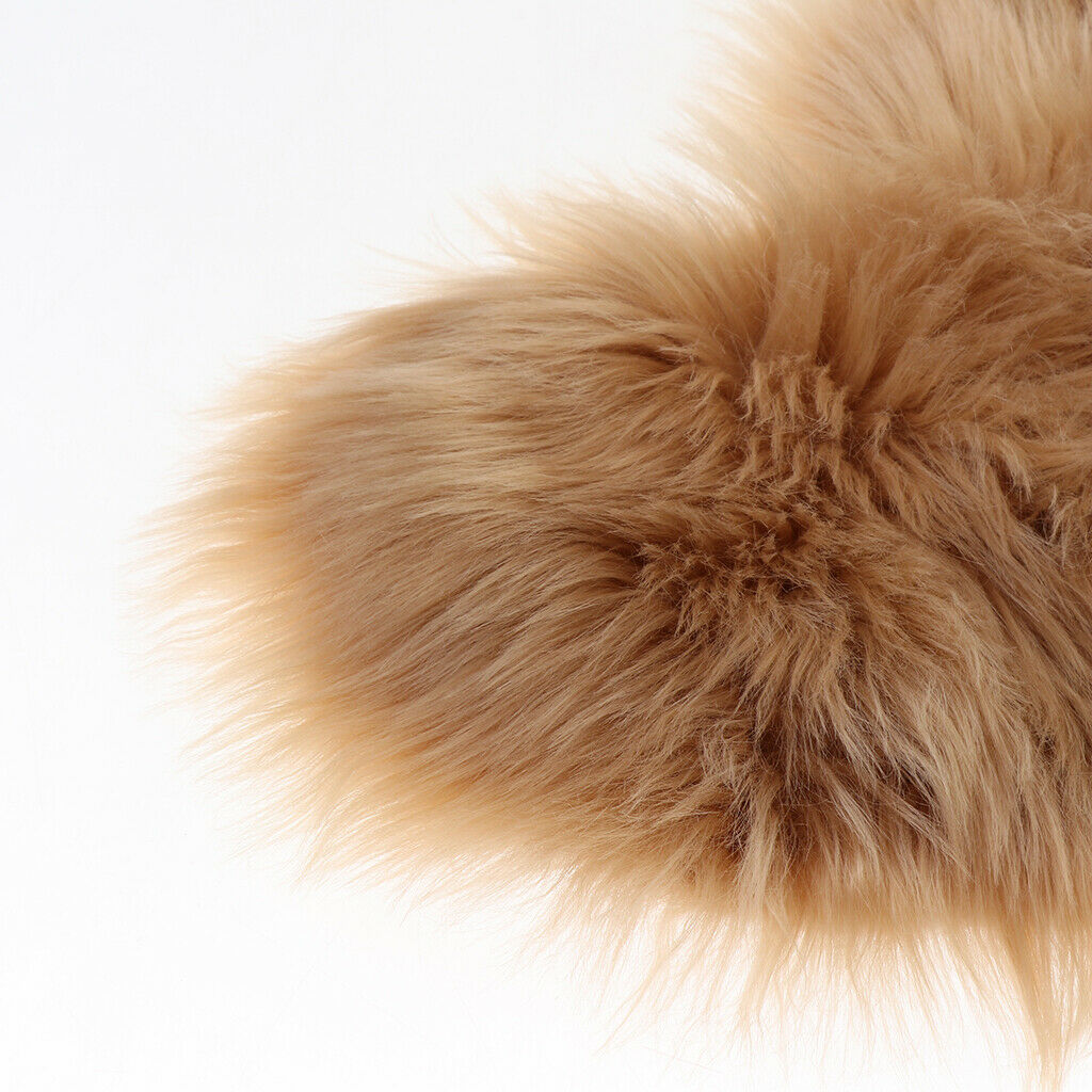 Plush Love Heart Shaped Soft Shaggy Fluffy Area Rug Carpet Floor Mat 30x40cm