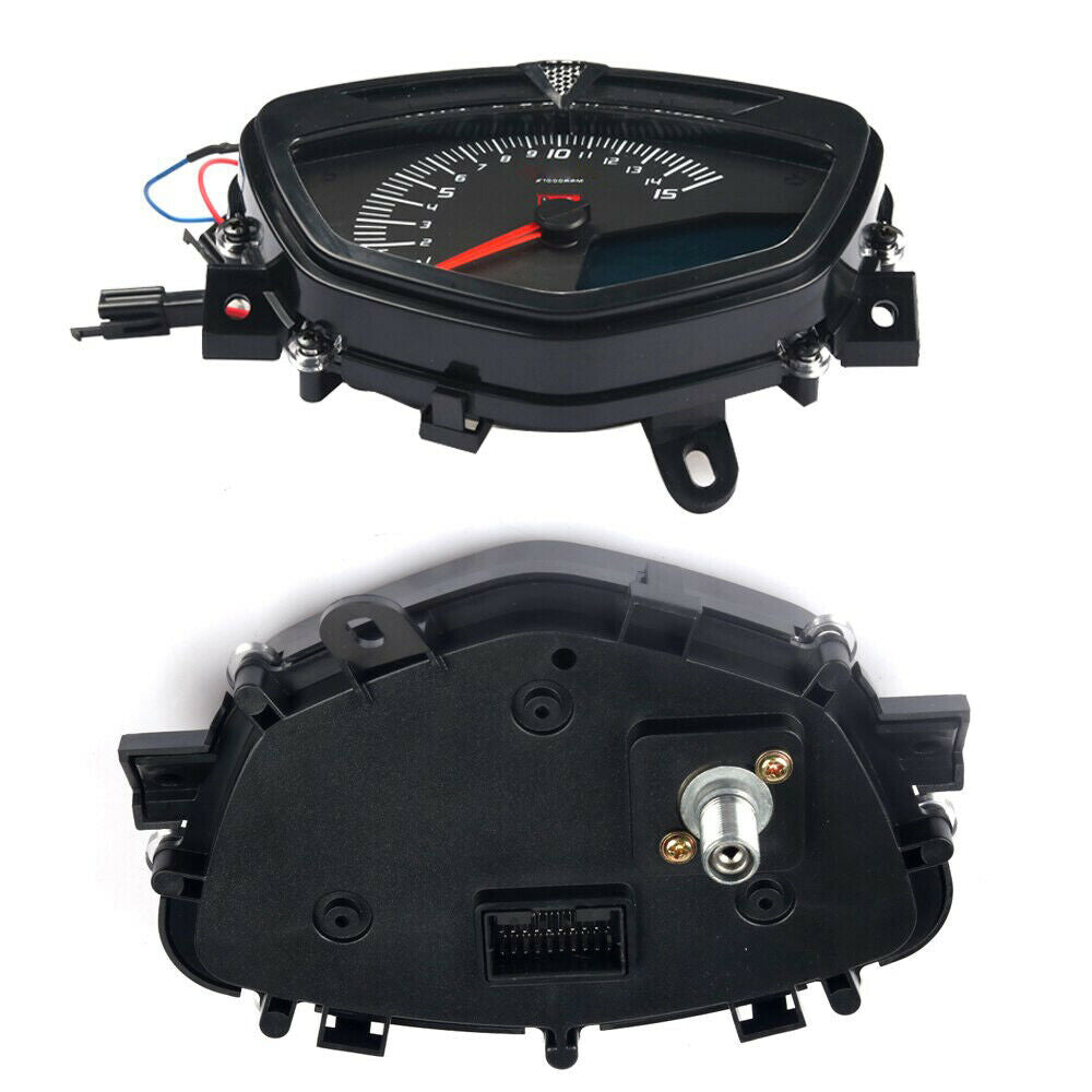 Motorcycle Universal LED Speedometer LCD Digital Odometer Gauge For Yamaha LC135