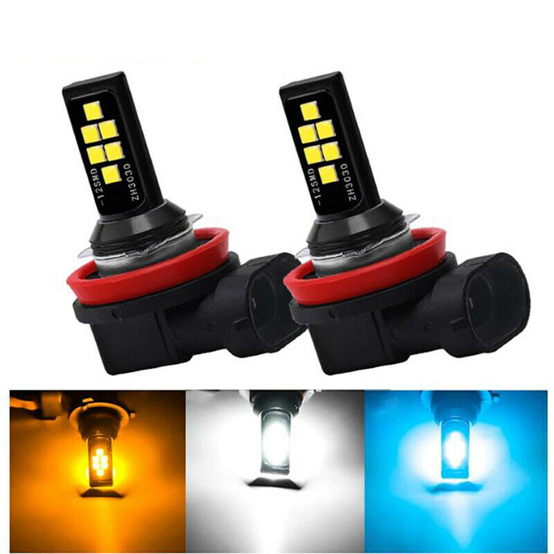 Anmingpu 2x Car Fog Lamp H11 Led LampLed Fog Light Bulb White Ice BlueBDAU