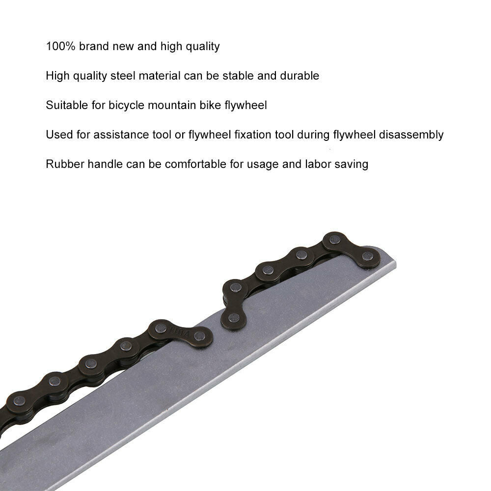 Bike Cassette Removal Tool with Chain whip and Auxiliary Wrench Removal Tools