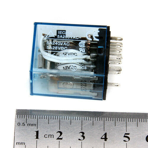 My4j 12v DC 14 Pin Pluggable in Electromagnetic Relay