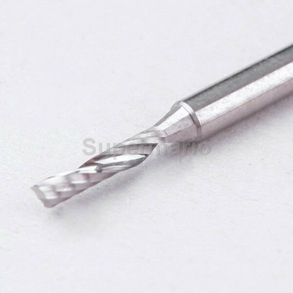 5x 2mm Super Quality Solid Germany K55 Carbide One Flute Spiral CNC Bit 12mm