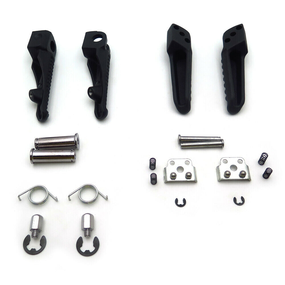 Front Rear FootPegs FOR Kawasaki ZX10R 04-11 ZX6R 03-11