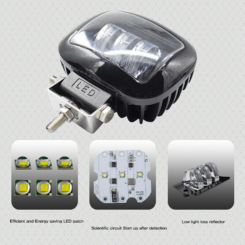 30W Spot Flood Combo Beam LED Offroad Work Light Car Boat Truck Driving Fog BDD