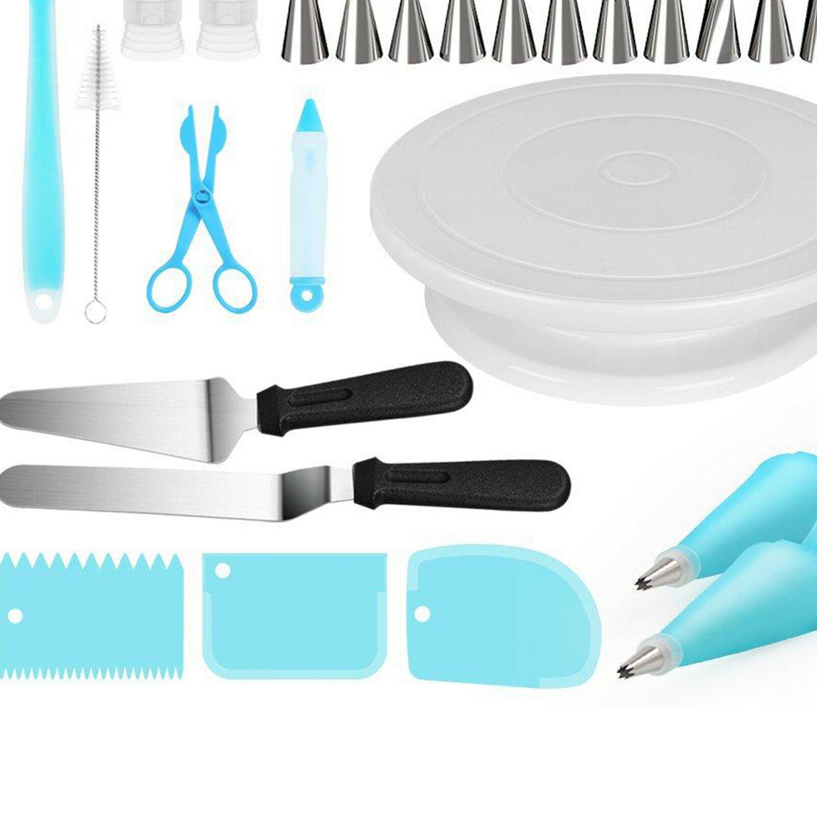52pcs Cake Decorating Kit Set Kitchen Cake Decoration Equip Pastry Bag
