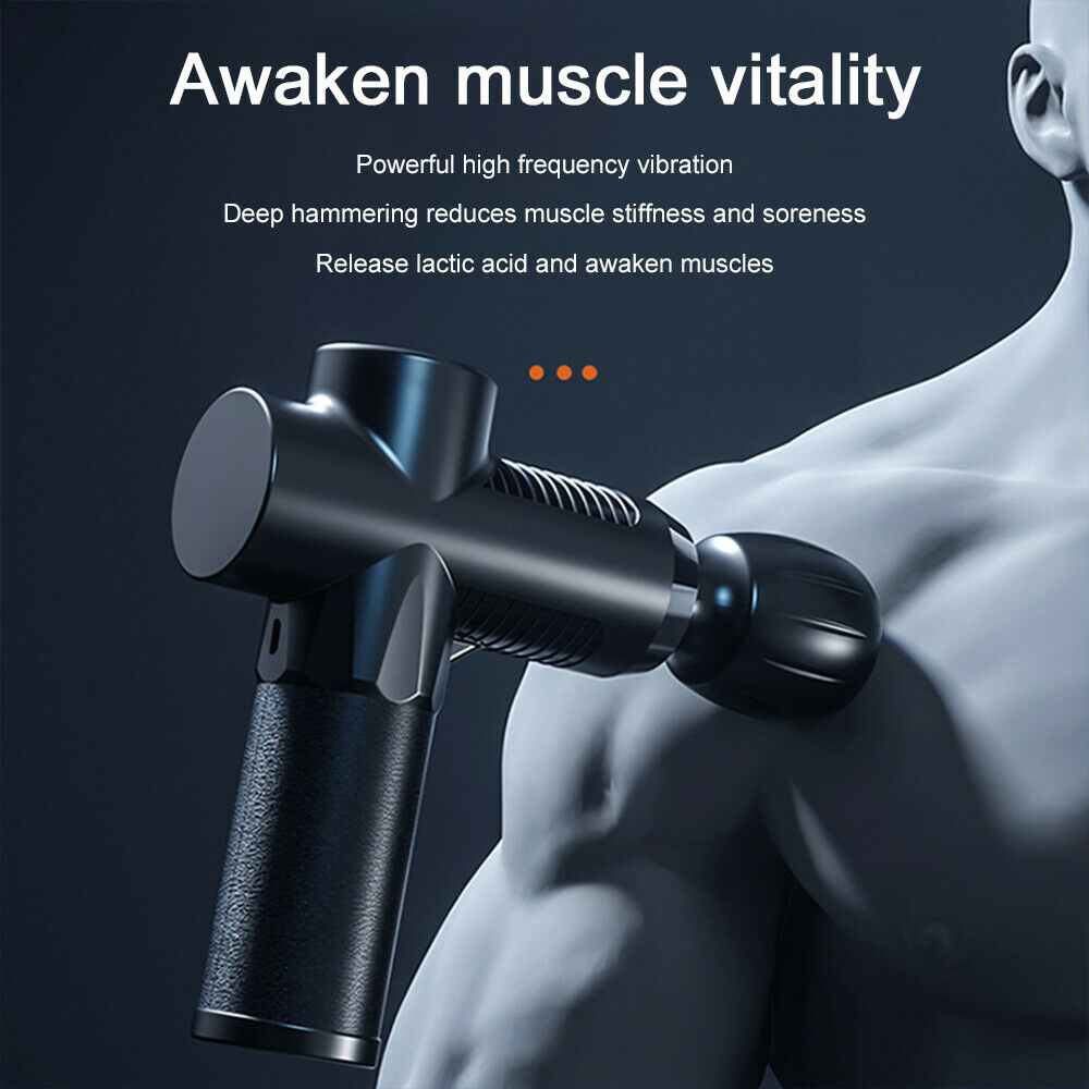 Portable Mini Massage Gun for Relieving Neck Back Pain Muscle-relaxing Massager