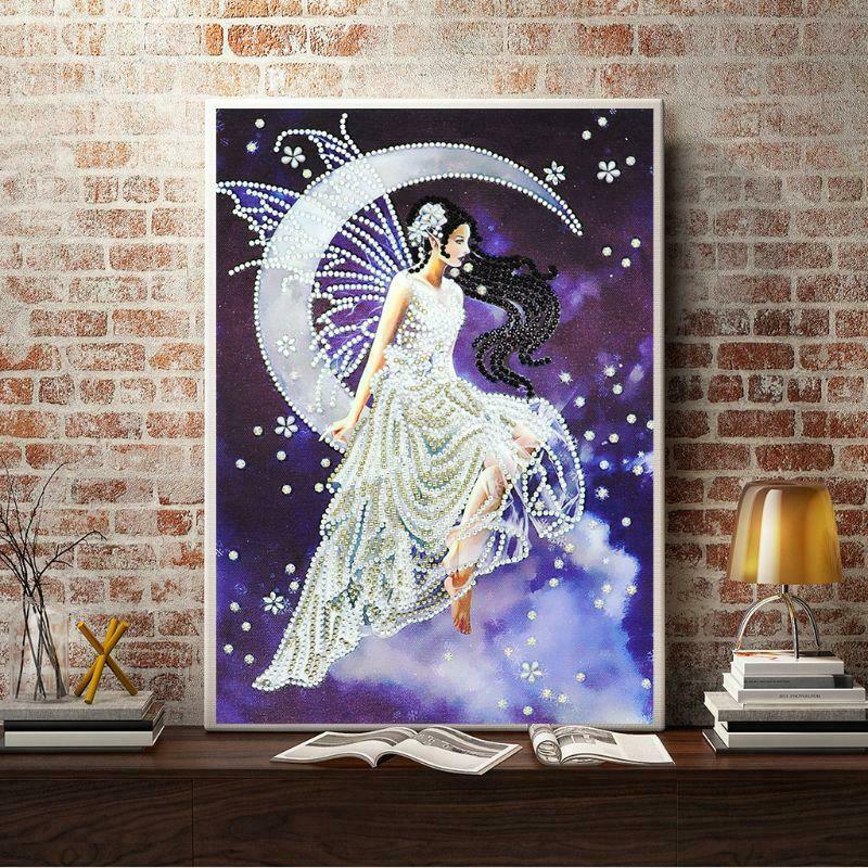 Winged Fairy 5D Special Diamond Painting Embroidery DIY Rhinestone Cross Stitch